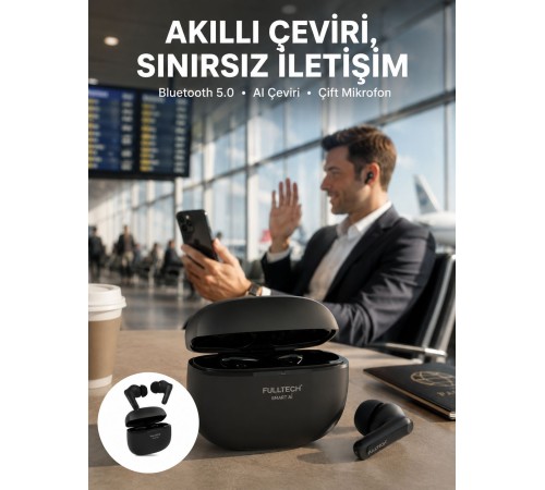 Gürültü Engelleyici TWS Kulaklık Uzun Pil Ömürlü ve Suya Dayanıklı Yeni Nesil