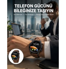 SIM Kartlı Akıllı Saat GPS WiFi Bluetooth Destekli Yeni Nesil