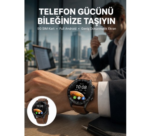 SIM Kartlı Akıllı Saat GPS WiFi Bluetooth Destekli Yeni Nesil