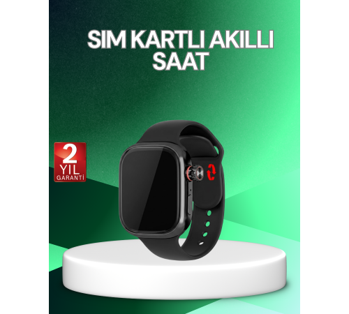 Adımsayar ve Nabız Ölçerli SIM Kartlı Akıllı Saat