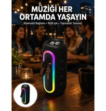 Bluetooth Hoparlör USB Şarjlı Uzun Pil Ömrü Android ve İOS Uyumlu Renkli Yeni Nesil