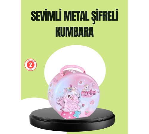 Eğitici Çocuk Para Kasası Kişisel Eşya ve Para Saklama