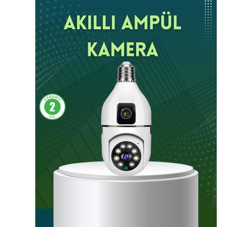 360 Derece Panoramik WiFi Kamera – Full HD Ev Güvenlik Sistemi