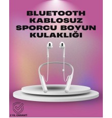 Uzun Pil Ömürlü Kablosuz Kulaklık – Boyun Askılı, 100 Saat Kullanım