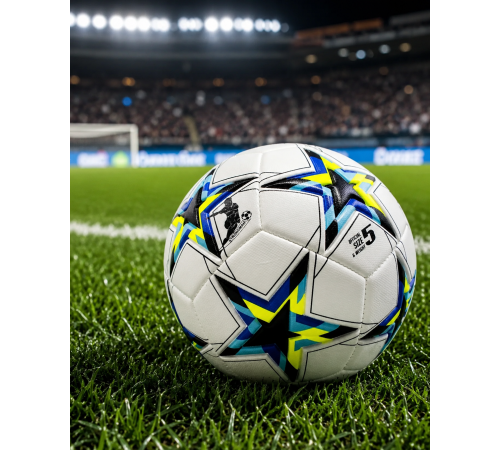 Antrenman ve Maç İçin Futbol Topu Kaymaz Yüzeyli Dengeli Sekme Yapısı
