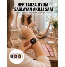 Akıllı Saat – Kalp Atış Takipli, Spor Modlu, Uzun Pil Ömürlü Yeni Nesil