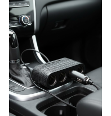 Araç Çakmak Çoklayıcı 4 Çıkışlı 2 USB ve Type C Girişli Çok Fonksiyonlu Şarj Ünitesi