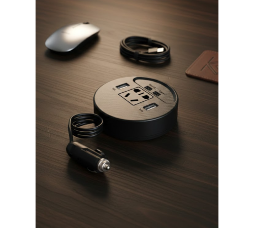 Araç İçi Power Inverter Çoklu USB Girişli Hızlı ve Güvenli Şarj