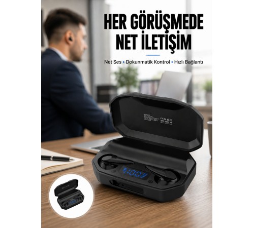 Çağrı Cevaplayabilen Akıllı Saat 5.2 Bluetooth Bağlantılı Kulaklık Yeni Nesil