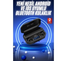 Yeni Nesil Android ve İOS Uyumlu Siyah Profesyonel  Kulaklığı
