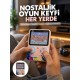 Game Box Mini 500 Adet Retro Oyun Taşınabilir Oyun Konsolu Yeni Nesil