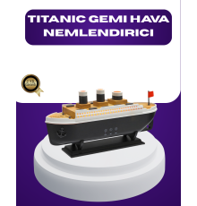 Titanik Gemi Tasarımlı LED Işıklı Hava Nemlendirici Buhar Efektli Oda Difüzörü