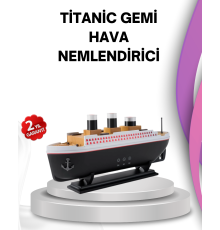 Ultra Sessiz Titanik Gemi LED Işıklı Aroma Difüzörü Oda Nemlendirici