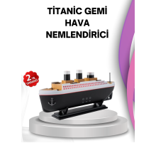 Ultra Sessiz Titanik Gemi LED Işıklı Aroma Difüzörü Oda Nemlendirici