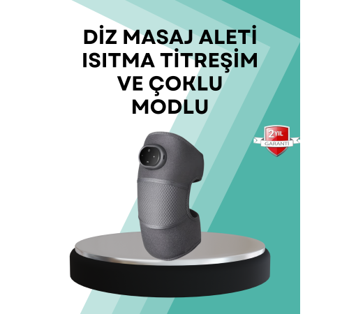 Ev Tipi Isı ve Titreşim Destekli Diz Masaj Aleti