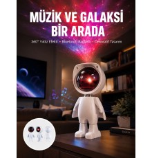 Gün Batımı Projektör Lamba Astronot Görünümlü Dekoratif Masa Lambası Yeni Nesil