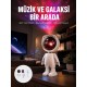Gün Batımı Projektör Lamba Astronot Görünümlü Dekoratif Masa Lambası Yeni Nesil