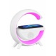 Bluetooth Hoparlör G Şekli Atmosfer Akıllı Rgb Lamba Wireless Kablosuz Şarj