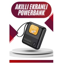 Akıllı Powerbank 10.000 MAH 4 Çıkışlı Taşınabilir Dijital Göstergeli