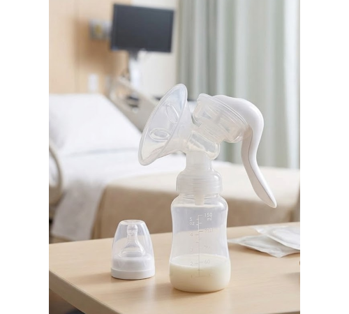 Manuel Göğüs Pompası Masaj Özellikli BPA İçermez Taşınabilir 180 ML