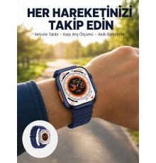 Ultra Akıllı Saat 2.05 İnç Büyük Ekran Bluetooth Aramalı IP67 Yeni Nesil