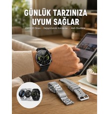 Çok Fonksiyonlu Akıllı Saat Bluetooth Bağlantılı Çağrı Cevaplayabilen Uzun Pil Ömrü Yeni Nesil