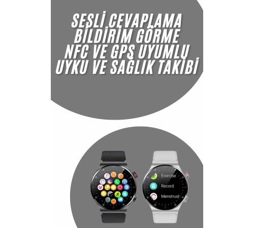 Akıllı Saat Adımsayar Nabız Ölçer Titreşim Özellikli Çağrı Cevaplama Sosyal Medya Yeni Nesil
