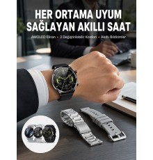 Akıllı Saat Adımsayar Nabız Ölçer Titreşim Özellikli Çağrı Cevaplama Sosyal Medya Yeni Nesil