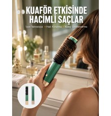Üflemeli Saç Düzleştirici Fön Tarak Yüksek Isı Ayarlı İyon Özellikli Yeni Nesil