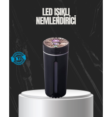 USB Aromaterapi Difüzör Ultrasonik Hava Nemlendirici LED Gece Lambalı