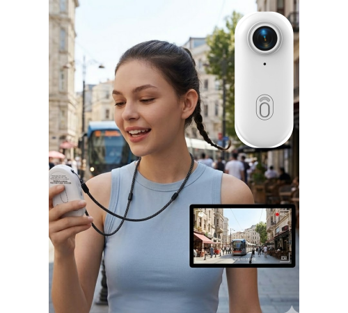 Kablosuz WiFi Spor Kamera 1080P Full HD Su Geçirmez 30 Metre Derinlik Destekli