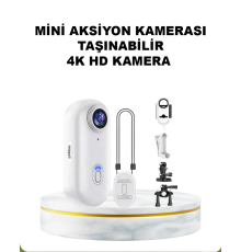 4K WiFi Spor Kamerası Su Geçirmez Mini Aksiyon Kamera