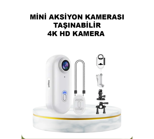 4K WiFi Spor Kamerası Su Geçirmez Mini Aksiyon Kamera