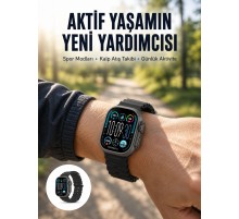 AMOLED Ultra Akıllı Saat 15 Gün Batarya Güçlü Ekran Yeni Nesil