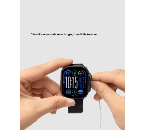 AMOLED Ultra Akıllı Saat 15 Gün Batarya Güçlü Ekran Yeni Nesil