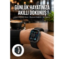 AMOLED Akıllı Saat Bluetooth Arama Su Geçirmez Yeni Nesil