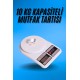 Dijital Hassas 10 Kg Mutfak terazisi tartısı LCD Ekran Mutfak Tartısı