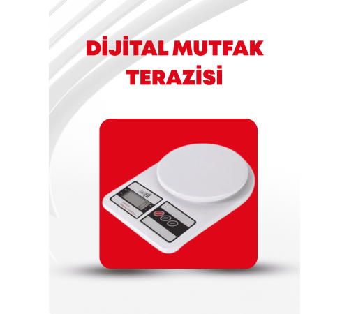 Hassas Ölçüm İçin Dijital Mutfak Tartısı – 10 Kg Kapasiteli