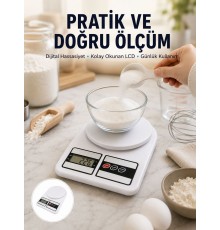 Pratik ve Şık Tasarımıyla Dijital Mutfak Tartısı Yeni Nesil