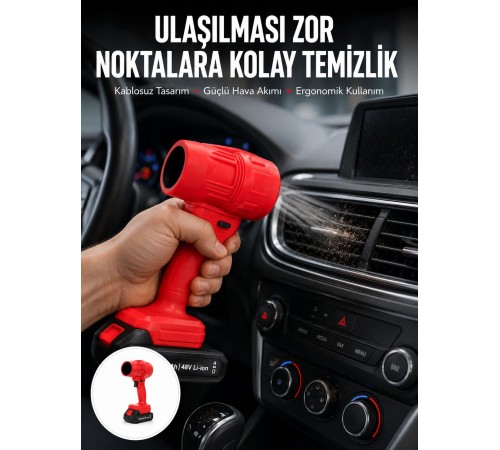 Yüksek Hızlı Elektrikli Toz Temizleme ve Üfleme Cihazı Yeni Nesil