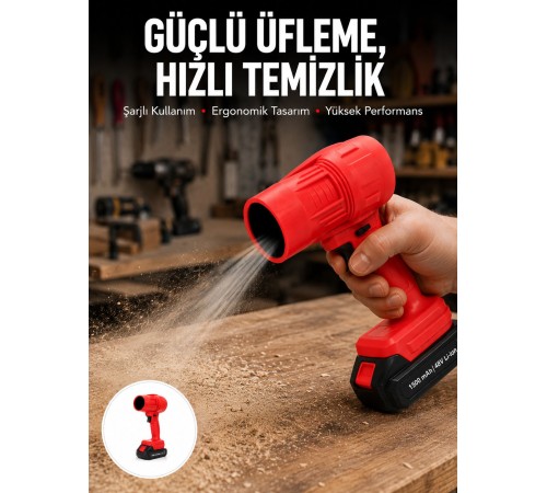 Taşınabilir Elektrikli Hava Üfleme Cihazı Ev ve Araç Kullanımı Yeni Nesil