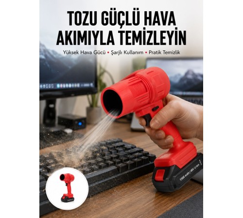 Güçlü Motorlu Elektrikli Toz Alma ve Temizleme Aleti Yeni Nesil
