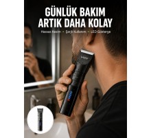 Erkek Saç ve Sakal Kesme Makinesi – Su Geçirmez, Sessiz Motorlu Yeni Nesil