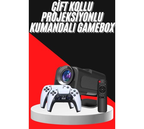 Retro Video Oyunu Konsolu Android Tv El Oyun Konsolu WIFI Taşınabilir Projeksiyon Cihazı