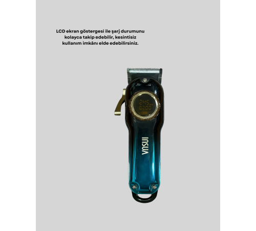 USB Type-C Şarjlı Kablosuz/Kablolu Erkek Tıraş Makinesi