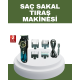 Profesyonel Saç Kesme Makinesi – 2000 mAh Şarjlı, LCD Ekranlı