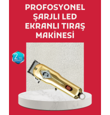 1800 mAh Bataryalı Uzun Kullanım Süreli Şarjlı Tıraş Makinesi