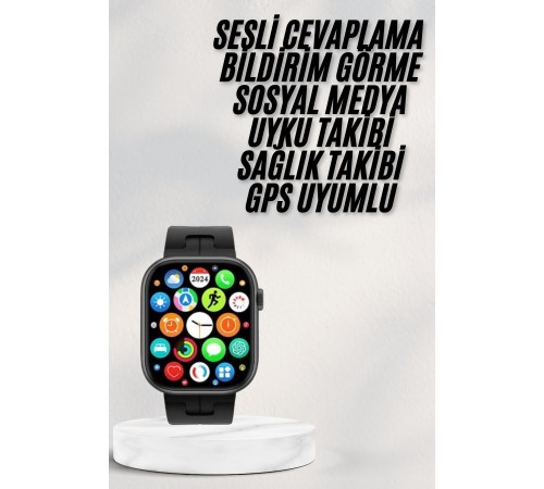 Akıllı Saat Android ve İOS Uyumlu Plastik Kordon Yeni Seri