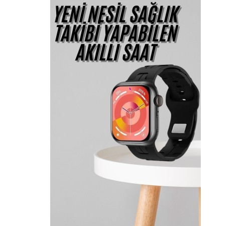Yeni Nesil Akıllı Saat Çağrı Cevaplama Müzik Dinleme Plastik Kordon Mesaj Bildirimleri