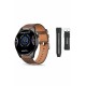Akıllı Saat 1.5 Inç Amoled Ekran Çift Kordonlu GPS NFC Uyumlu